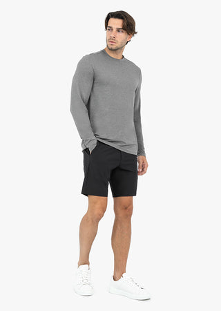 Men's Long-Sleeve Top Grey Marl FINAL SALE