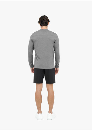 Men's Long-Sleeve Top Grey Marl FINAL SALE