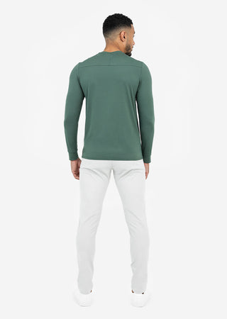 Men's Long-Sleeve Top Khaki Green FINAL SALE