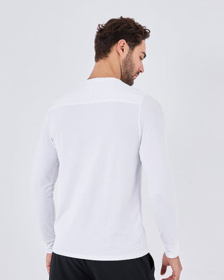 Men's Long-Sleeve Top White FINAL SALE