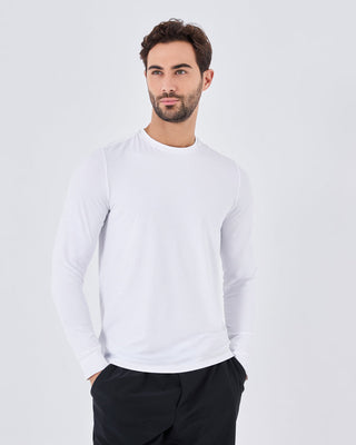 Men's Long-Sleeve Top White FINAL SALE