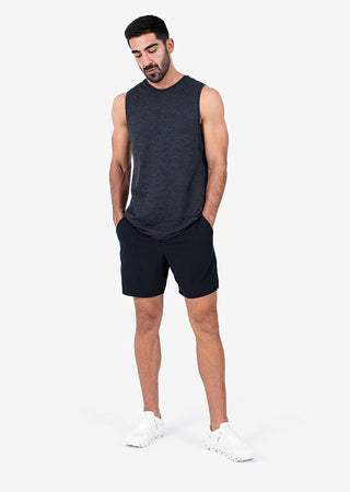 Men's Tank Black Melange FINAL SALE