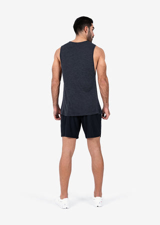 Men's Tank Black Melange FINAL SALE