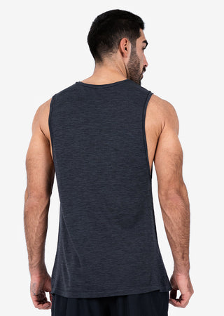 Men's Tank Black Melange FINAL SALE