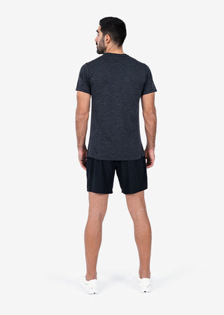 Men's Tee Black Melange FINAL SALE