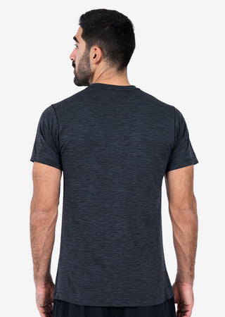 Men's Tee Black Melange FINAL SALE