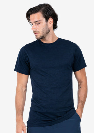 Men's Tee Navy Melange FINAL SALE