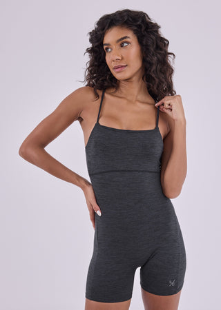 Women's Onesie Dark Grey Marl