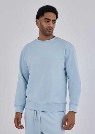 Oversized Sweater Unisex Blue Mist