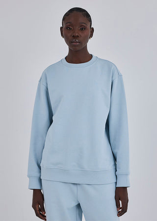 Oversized Sweater Unisex Blue Mist
