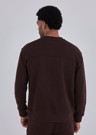 Oversized Sweater Unisex Dark Cocoa