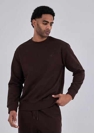 Oversized Sweater Unisex Dark Cocoa