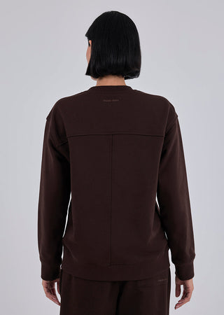 Oversized Sweater Unisex Dark Cocoa