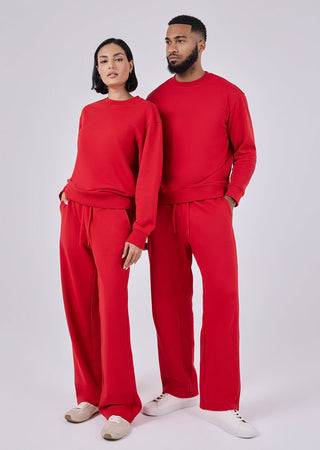Unisex Oversized Sweater Vivid Red