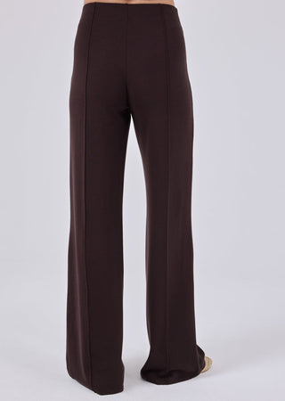 Women's Wide Leg Pants Dark Cocoa