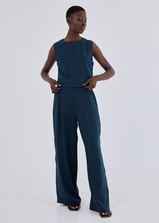 Women's Relaxed Pants Dark Navy