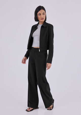 Women's Wide Leg Pants Black