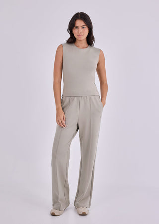 Women's Straight Leg Short Length Pants Vintage Khaki