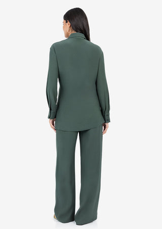 Women's Side Tie Jacket Ivy Green FINAL SALE