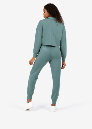 Premium Lounge Half Zip Dark Forest FINAL SALE