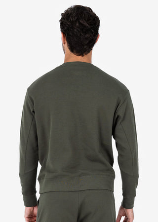 Men's Crew Neck Sweat Army Green FINAL SALE