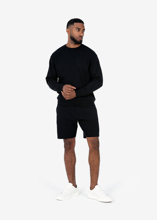 Men's Crew Neck Sweat Black FINAL SALE