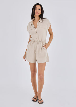 Women's Romper Light Beige