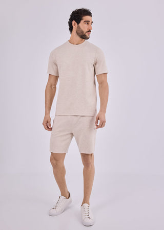 Men's Relaxed Shorts Oatmeal Heather