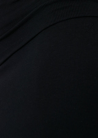 Women's Fold Waist Skirt Black