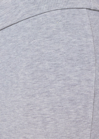 Women's Fold Waist Skirt Grey Marl