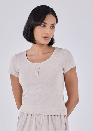 Women's Tee Oatmeal Heather