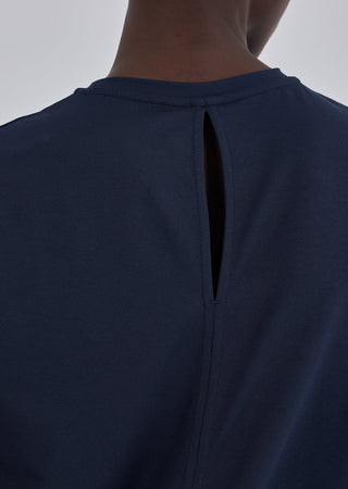 Women’s Split Back Tee Dark Navy