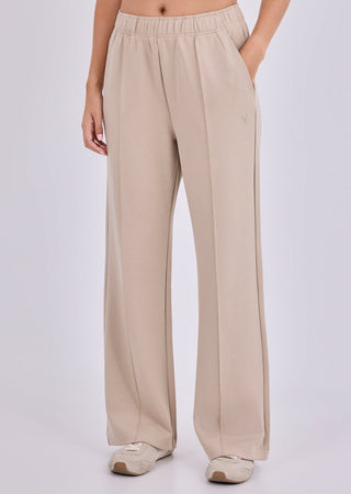 Women's Straight Leg Short length Pants Beige