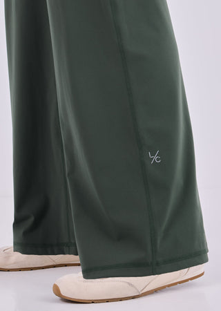 Women's Straight Leg Pants (Regular) Green Forest