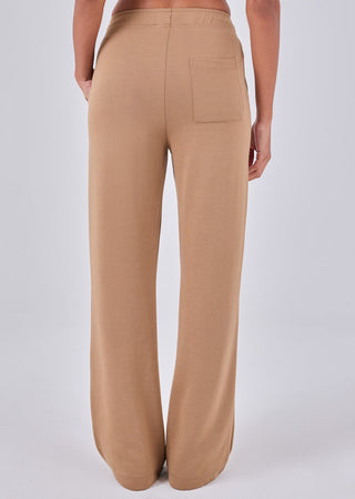 Women's Straight Leg Short Length Pants Camel