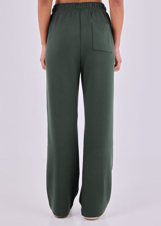 Women's Straight Leg Short Length Pants Green Forest