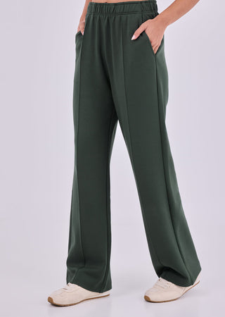 Women's Straight Leg Pants Green Forest