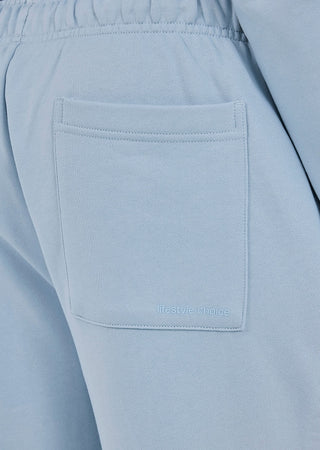 Oversized Unisex Sweat Pants Blue Mist