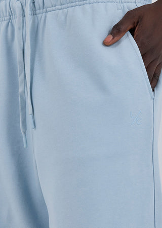 Oversized Unisex Sweat Pants Blue Mist