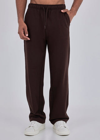Oversized Unisex Sweat Pants Dark Cocoa