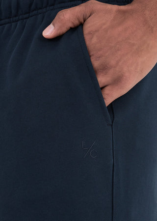 Oversized Unisex Sweat Pants Navy Pewter