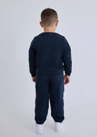 Unisex Kids Sweater Navy Pewter