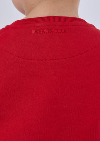 Unisex Kids Sweater Vivid Red