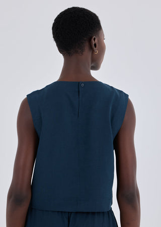 Women's Relaxed Tank Dark Navy