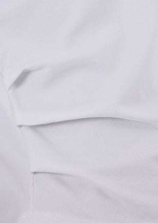 Women’s Ruched Side Tank White