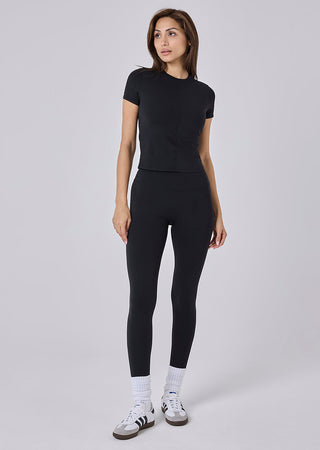 Women Skin Touch Tee Black