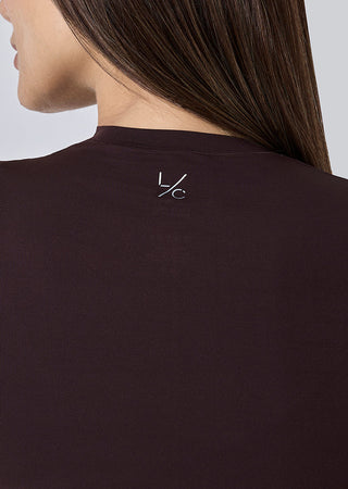 Women Skin Touch Tee Dark Cocoa