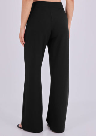 Women's Flat Waist Pant Black