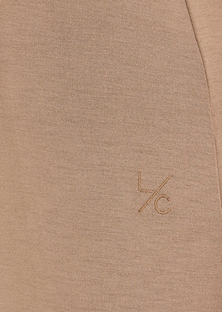 Women's Flat Waist Pant Camel