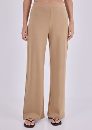 Women's Flat Waist Pant Camel